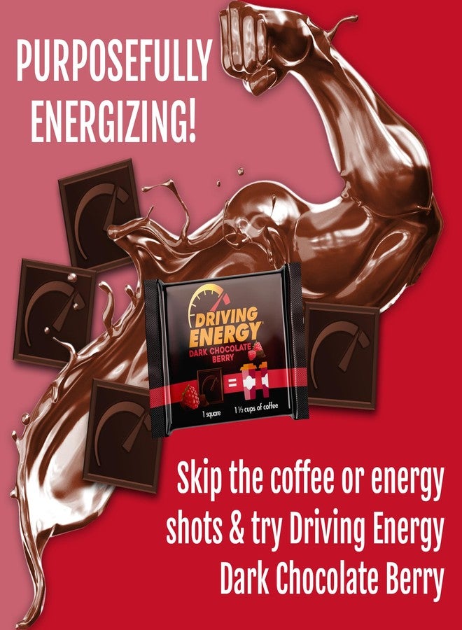 ZenEvo Driving Energy - Caffeinated Energy Bite Size - Dark Chocolate Berry Fuel with 150mg Caffeine - Long-Lasting for Gym, Workout, Adults - Great Taste - Low Carb - Healthy Snack - 30 Count - Image 2